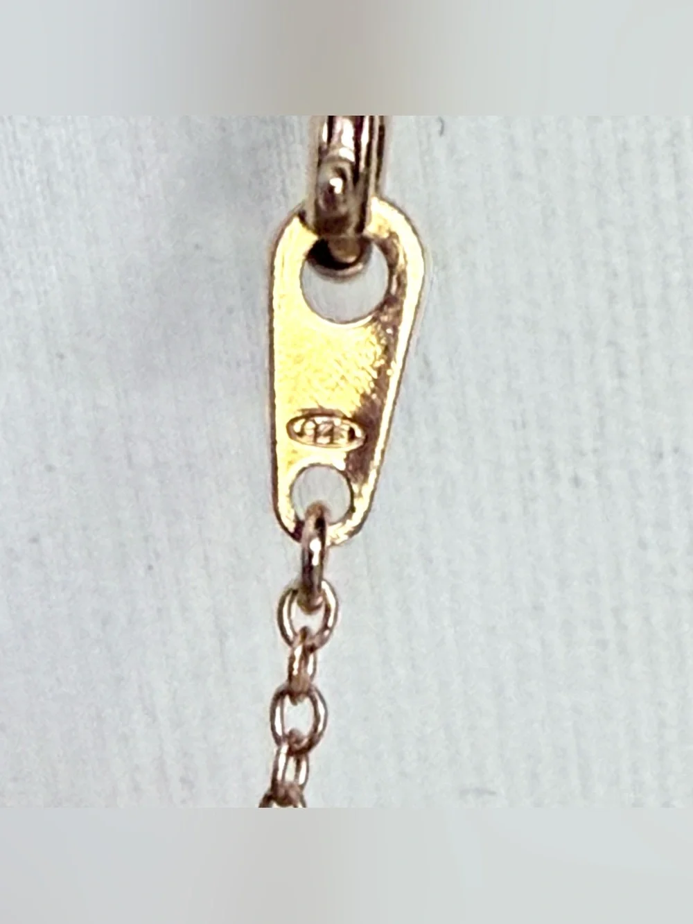 925 Sterling Silver Gold Plated Sideways Cross Necklace Minimalist Dainty Chain